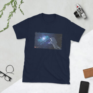 Synth In Space Short-Sleeve Unisex T-Shirt